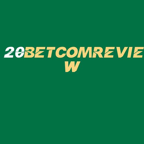 Logo da 20BETCOMREVIEW