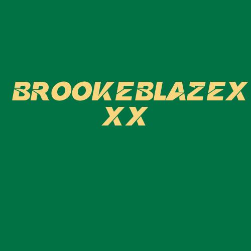 Logo da BROOKEBLAZEXXX